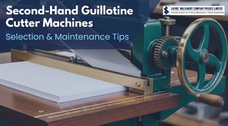 Second-Hand Guillotine Cutter Machines